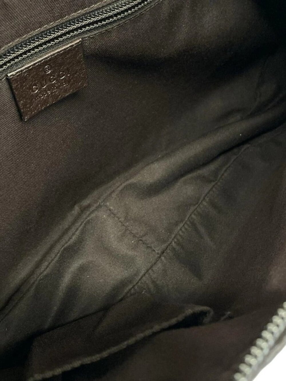 GUCCI GG Pattern, Shelly (Web) Beige Dark Brown Multi Jacquard Leathe - Picture 12 of 14